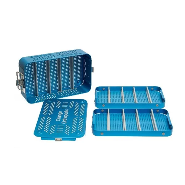 Caja para esterilizar instrumental quirúrgico (Caja de esterilización médica)