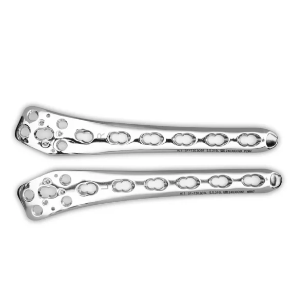 Placa de osteotomía de fémur distal lateral con bloqueo de 4.5 y 5.0 mm