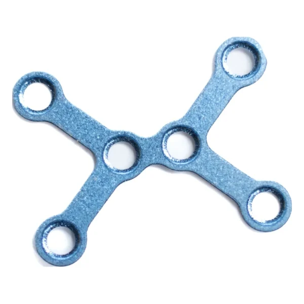 Placa Doble “Y” 1.5 mm con Barra para Cirugía Maxilofacial