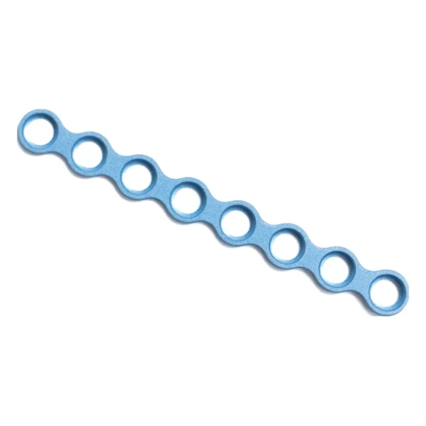 Placa Recta Condensada 1.5 mm para Cirugía Maxilofacial
