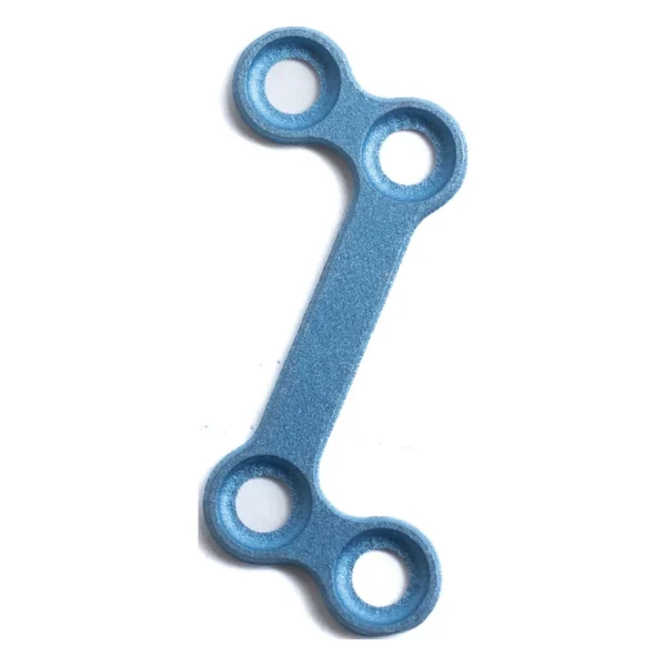 Placa “Z” 1.5 mm con Barra para Cirugía Maxilofacial