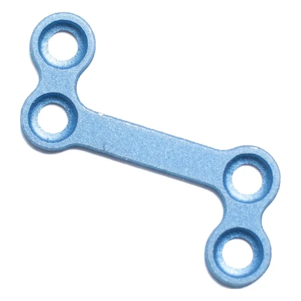 Placa “Z” 1.5 mm con Barra para Cirugía Maxilofacial